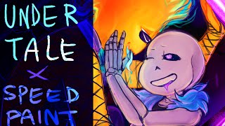 UNDERTALE SPEEDPAINT Heating things up [upl. by Theo]