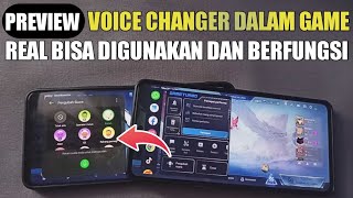 REAL VOICE CHANGER BERFUNGSI  CARA MENGGUNAKAN FITUR PENGUBAH SUARA IN GAME DI GAME SPACE TURBO [upl. by Vidda]