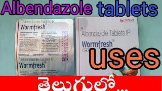 Albendazole tablets uses in teluguWormfresh tablets uses in telugubest round worm tablets [upl. by Noirret]