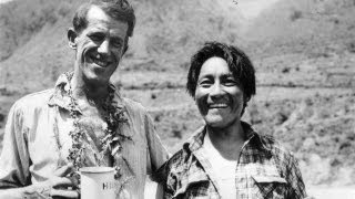 Edmund Hillary and Tenzing Norgay climb Everest  1953 archive video [upl. by Finer647]