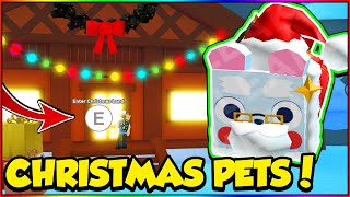 NEW CHRISTMAS EVENT PETS AND CODES IN PET SIMULATOR X  Roblox [upl. by Corie]