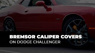 Bremsor Caliper Covers Installation on Dodge Challenger [upl. by Hawk673]