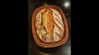 Brot backen schnell und einfach im Römertopf [upl. by Judye]