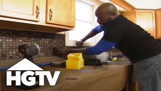 How to Install a Kitchen Tile Backsplash  HGTV [upl. by Raymond]