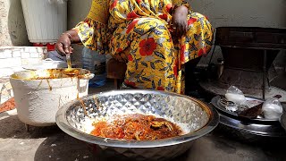 Préparation du soupe kandia à Dakar Sénégal 2 à la cuisine [upl. by Ojiram939]