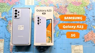 SAMSUNG Galaxy A23 5G Light Blue 128 GB 8 GB RAM unboxingindiaunboxed [upl. by Sidell]