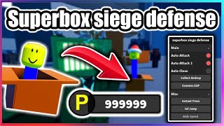 📦 Superbox siege defense Script  Auto Attack  Instant Close amp More [upl. by Asiak]