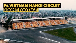 Drone Footage of Vietnams New F1 Hanoi Circuit  Crashnet [upl. by Refotsirc]