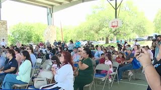 100 laptops distributed during Connect San Antonio event [upl. by Corabella]