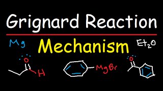 Grignard Reagent Synthesis Reaction Mechanism  Organic Chemistry [upl. by Antons]