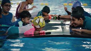 Toddler and infant swimming program [upl. by Zetneuq]