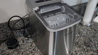 Costco FRIGIDAIRE Compact Ice Maker Review [upl. by Llenra964]