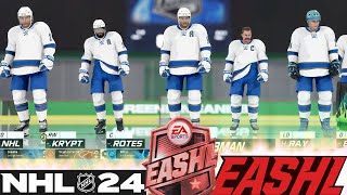 NHL 24 EASHL FIRST GAME FULL [upl. by Larrad]