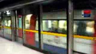 Jubilee Line train arriving at Canary Wharf [upl. by Akers]