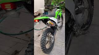 FMF exhaust VS Stock KLX230 sound kawasaki klx230 [upl. by Ahsiener126]