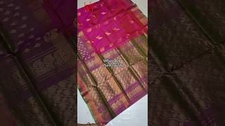 Latest uppada pattu varsham buta sarees latest uppadasarees puresilk trending silksarees saree [upl. by Steffane567]