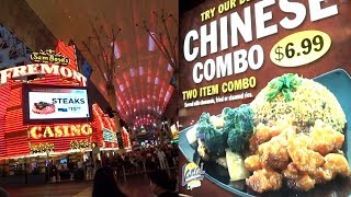 Fremont Street Las Vegas Food Court  Full Tour [upl. by Airym]