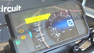 KTM Duke 390 2017 TFT Panel Features Explained [upl. by Bayer]