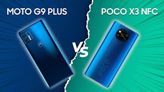 POCO X3 NFC vs MOTO G9 PLUS  Batalha de Câmeras [upl. by Ycul]