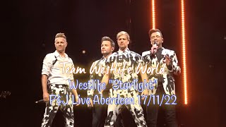 Westlife „Starlight“  PampJ Live Aberdeen 171122 [upl. by Aidnac410]