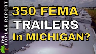 The TRUTH About Why FEMA Is Staging 350 Semi Trailers wEquipment at an Old AFB in Oscoda Michigan [upl. by Grega]