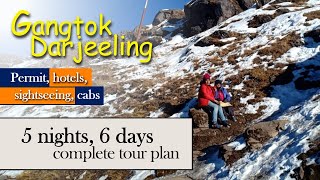 GANGTOK amp DARJEELING Full Budget Tour Plan  GANGTOK DARJEELING Tour Plan in Bengali [upl. by Smaj37]