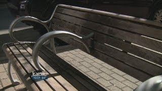 City removes benches along Brazos Street [upl. by Aneeg]