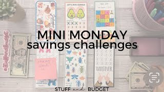 Mini Monday Savings Challenges [upl. by Stilwell]