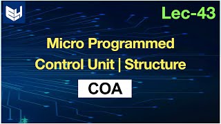 microprogrammed control unit  structure  COA [upl. by Yuu]