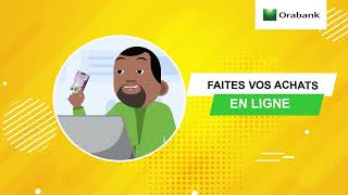 ORABANK CARTE VISA PRÉPAYÉE  PROMOTION 1ER AU 31 JUILLET [upl. by Cacka117]