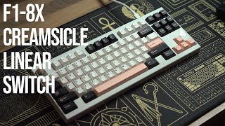 This Is My Favorite Sounding TKL  F18X with Creamsicles Sound Test [upl. by Ferguson]