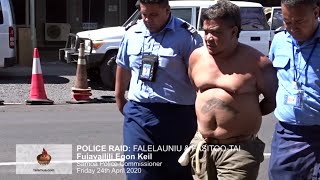 Police Raid Faleatiu amp FasitooTai [upl. by Patrizius]