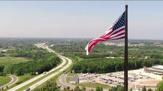 Celebrating Flag Day at North Americas tallest flagpole in Sheboygan [upl. by Keelby]