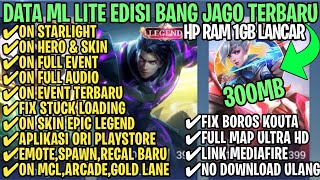 Data ML Lite Full Event 300Mb Terbaru Patch M5 Revamp  ML Lite  Cara Mengatasi Lag amp Patah Patah [upl. by Imre983]