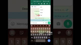 Ubicar textos en whatsapp Shorts Viral whatsappstatus HowTo TechTips LifeHacks tips [upl. by Melloney727]