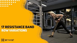 17 Resistance Band Row Variations [upl. by Gaw]