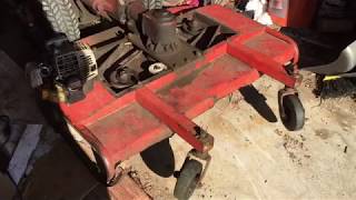 Gravely 40” Commercial Mower Deck Caster Bushing Replacement  Part 1 [upl. by Willdon964]