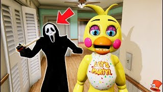 GHOST GUY IS IN MY HOUSE GTA 5 Mods FNAF RedHatter [upl. by Yetti]