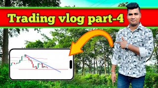 Trading vlog part4  10k 30 days challenge 🫣🥳 options trading for beginners [upl. by Cathyleen]