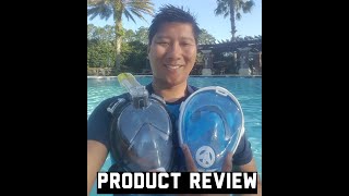 Product Review  Full Face Snorkel Mask US Divers vs Dolfino [upl. by Jeana499]