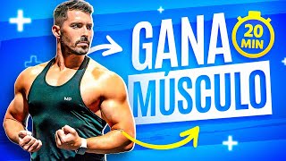 💪 AUMENTA MASA MUSCULAR en TODO TU CUERPO  RUTINA FULL BODY SIN PESAS en CASA 🔥 [upl. by Freeland]