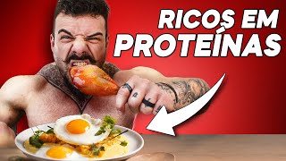 5 ALIMENTOS RICO EM PROTEÍNA e de fácil consumo PARA GANHO DE MASSA MUSCULAR [upl. by Atteras]