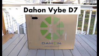 Dahon Vybe D7 Folding Bike Unboxing amp Assembly [upl. by Assenar]