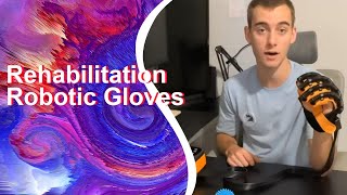 Rehabilitation robot gloves Hand Dysfunction Patient Training Device Stroke Hemiplegia [upl. by Allemap]