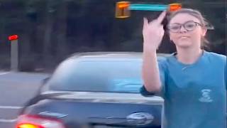 INSANE LADY RAGES AND FREAKS OUT  CAR CRASHES amp KARMA [upl. by Jordon]