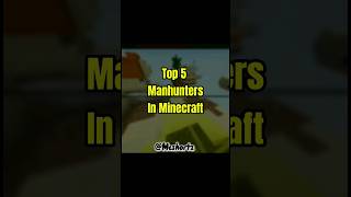 Top 5 Manhunters In Minecraft🤕☠️minecraft minecraftshortz technoblade dream daquavis manhunt [upl. by Nyliahs755]