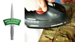 Royal Marines How to Iron your PCS Uniform Shirt 25 [upl. by Naimerej785]