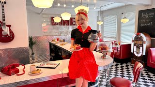 ASMR 1950s Diner Roleplay ❤️‍🔥🍔🎙️ Immersive POV Experience [upl. by Festus]