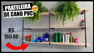 Como Fazer Prateleira Suspensa de Cano PVC [upl. by Luane]