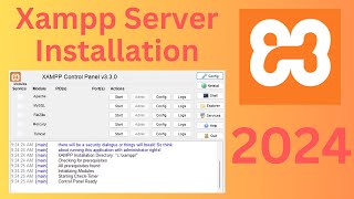 How to Install XAMPP Server on Windows 1011 in hindi  urdu 2024  Complete guide [upl. by Elleda]